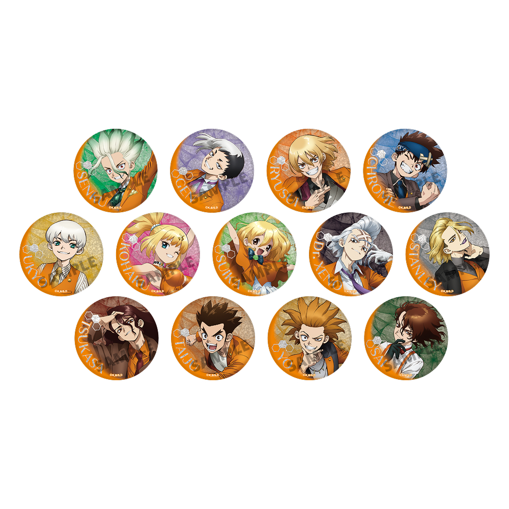 Dr.STONE STONE FES.2026 トレーディンググリッター缶バッジ
