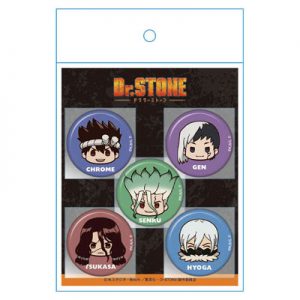 ちゅるキャラミニ缶バッジ5個セット［石神千空＆クロム＆あさぎりゲン 